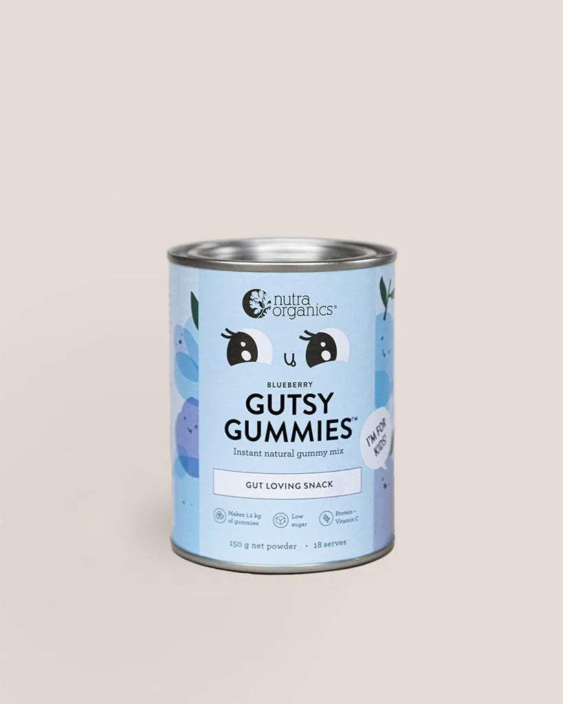 Nutra Organics Gutsy Gummies Blueberry 150g