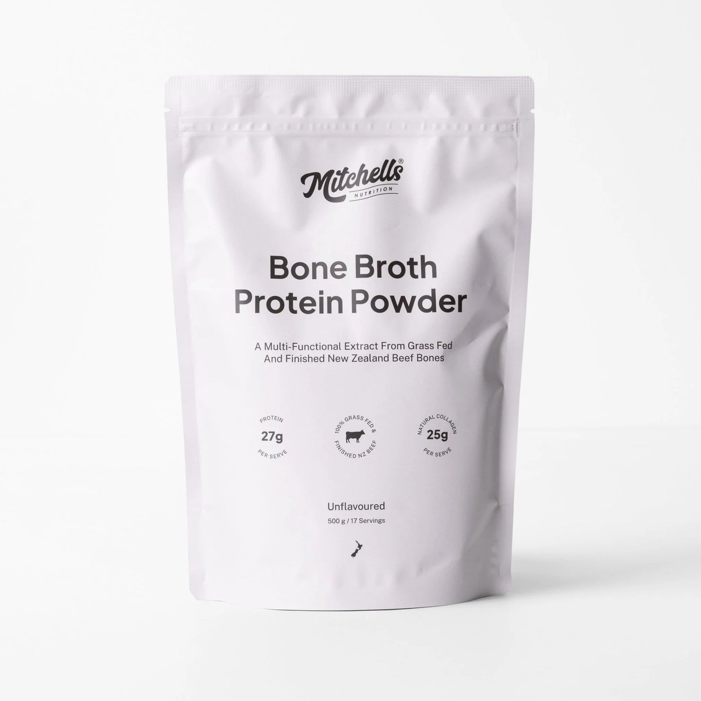 Mitchells Bone Broth Protein 500g Unflavoured