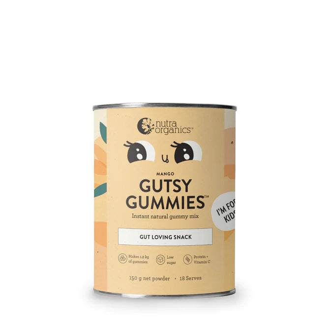 Nutra Organics Gutsy Gummies Mango 150g