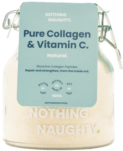 Nothing Naughty Marine Collagen + Vit C Natural 300g