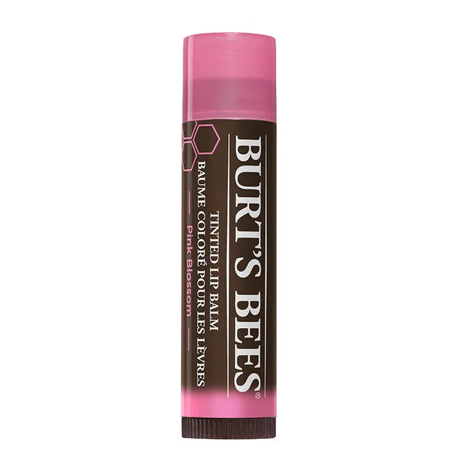 Burts Bees Tinted Lip Balm Pink Blossom