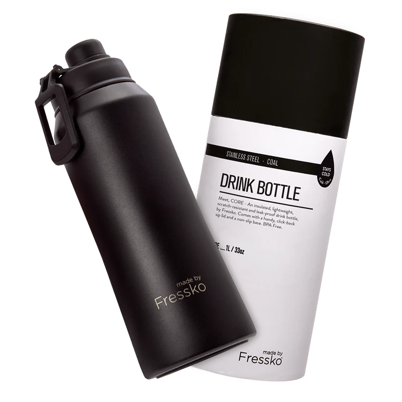 Fressko Core Drink Bottle Coal 1L