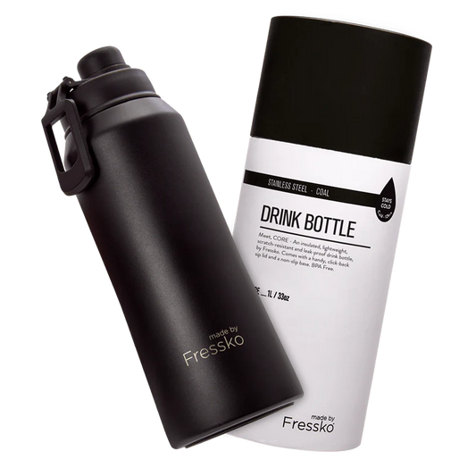 Fressko Core Drink Bottle Coal 1L