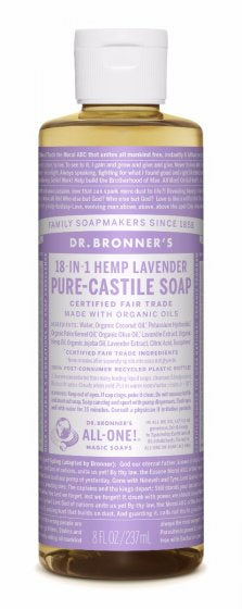 Dr Bronner Liquid Soap Lavender