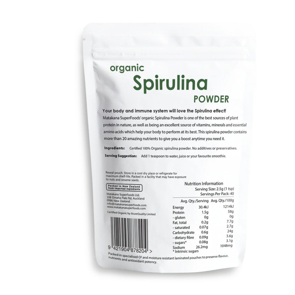 Matakana Organic Spirulina 100g