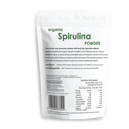 Matakana Organic Spirulina 100g